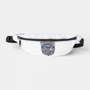Patriotic Antique Collector Vector Graphic Tee Bum Bags