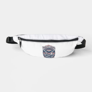 Patriotic Antique Collector Vector Graphic Tee Bum Bags