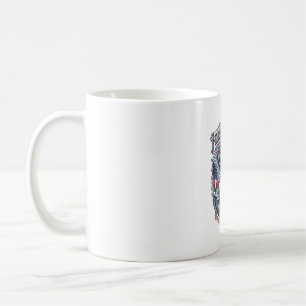 Patriotic Antique Collector Vector Graphic Tee Coffee Mug