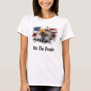 *~* Patriotic AP27 American Flag Bald Eagle T-Shirt