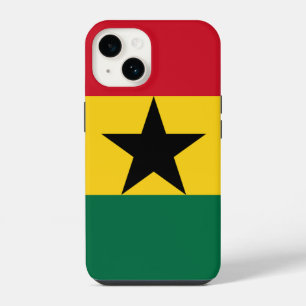 Patriotic Apple 14 Case-Mate, Ghana flag iPhone 14 Case