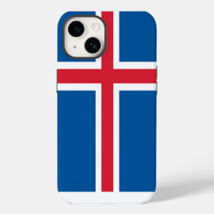 Patriotic Apple 14 Case-Mate, Iceland flag iPhone 14 Case