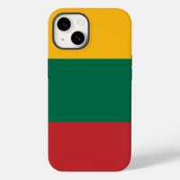 Patriotic Apple 14 Case-Mate, Lithuania flag