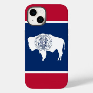 Patriotic Apple 14 Case-Mate, Wyoming flag Case-Mate iPhone 14 Case