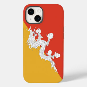 Patriotic Apple Case-Mate, Bhutan Flag Case-Mate i iPhone 14 Case
