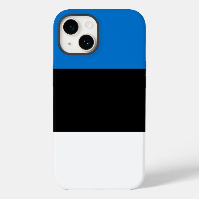 Patriotic Apple Case-Mate, Estonia flag Case-Mate iPhone Case (Back)