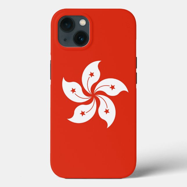 Patriotic Apple Case-Mate, Hong Kong Flag Case-Mate iPhone Case (Back)