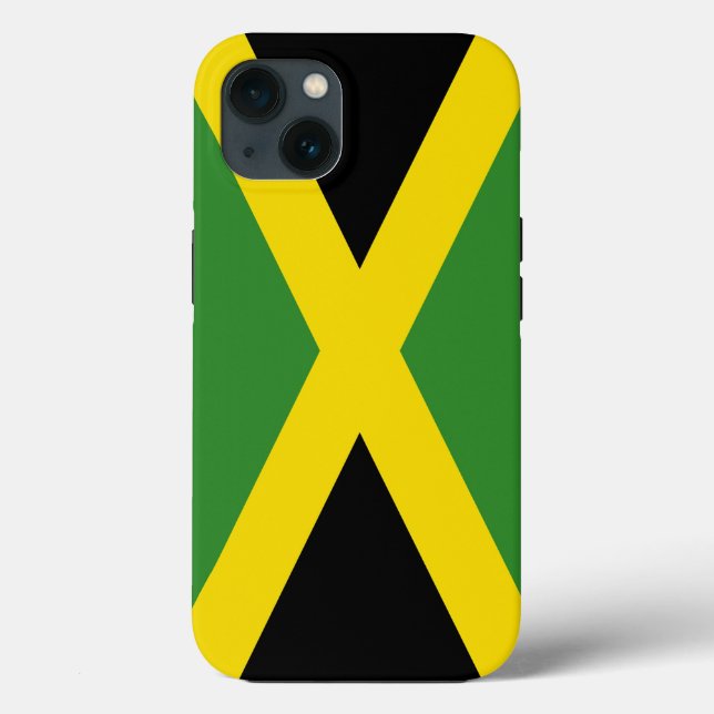 Patriotic Apple Case-Mate, Jamaica flag Case-Mate iPhone Case (Back)