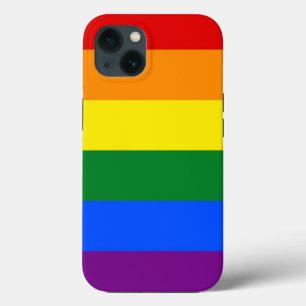 Patriotic Apple Case-Mate, LGBT Rainbow flag iPhone 13 Case