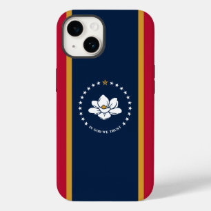 Patriotic Apple Case-Mate, Mississippi Flag Case-Mate iPhone 14 Case