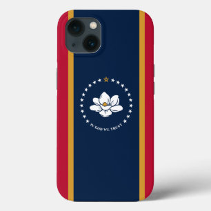 Patriotic Apple Case-Mate, Mississippi flag iPhone 13 Case