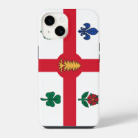 Patriotic Apple Case-Mate, Montreal flag