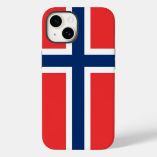 Patriotic Apple Case-Mate, Norway flag Case-Mate i Case-Mate iPhone 14 Case
