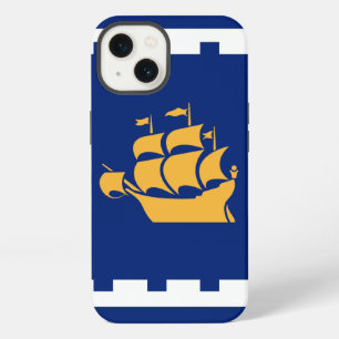 Patriotic Apple Case-Mate, Quebec City flag iPhone 13 Case