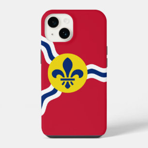 Patriotic Apple Case-Mate, St. Louis flag iPhone 14 Case