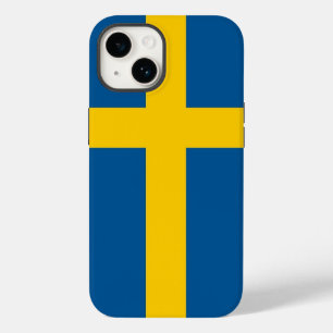 Patriotic Apple Case-Mate, Sweden flag Case-Mate i iPhone 14 Case