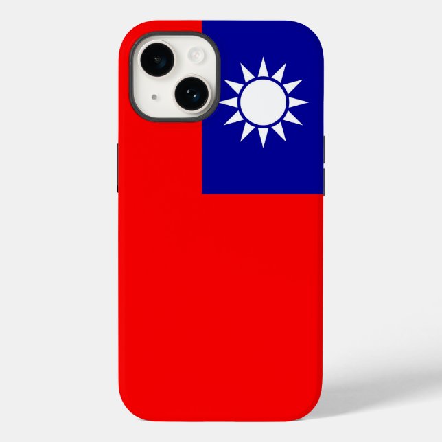 Patriotic Apple Case-Mate, Taiwan flag Case-Mate i Case-Mate iPhone Case (Back)