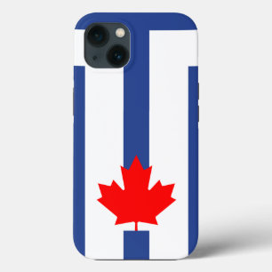 Patriotic Apple Case-Mate, Toronto flag iPhone 13 Case