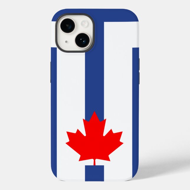 Patriotic Apple Case-Mate, Toronto Flag Case-Mate iPhone Case (Back)