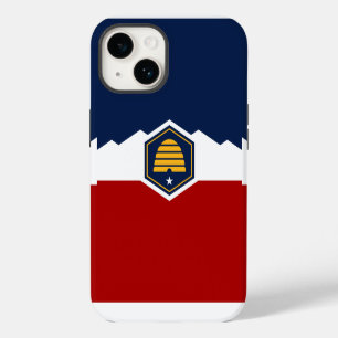 Patriotic Apple Case-Mate, Utah Flag, USA iPhone 14 Case