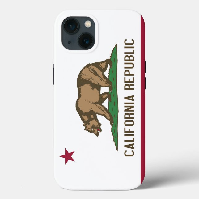 Patriotic Apple iPhone 13 Case-Mate, California Case-Mate iPhone Case (Back)