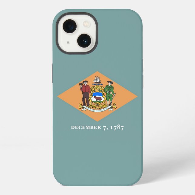 Patriotic Apple iPhone 13 Case-Mate, Delaware Case (Back)