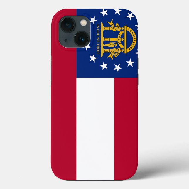 Patriotic Apple iPhone 13 Case-Mate, Georgia Case-Mate iPhone Case (Back)