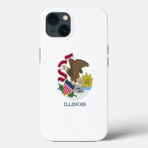 Patriotic Apple iPhone 13 Case-Mate, Illinois flag Case