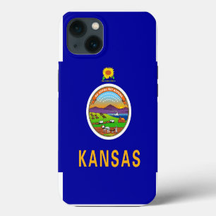 Patriotic Apple iPhone 13 Case-Mate, Kansas flag Case