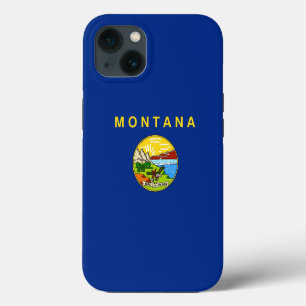 Patriotic Apple iPhone 13 Case-Mate, Montana Flag Case
