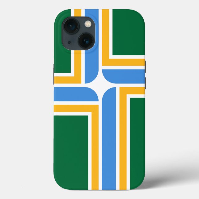 Patriotic Apple iPhone 13 Case-Mate, Portland flag Case-Mate iPhone Case (Back)