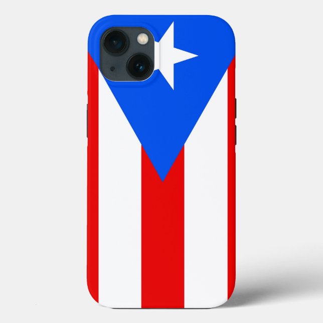 Patriotic Apple iPhone 13 Case-Mate, Puerto Rico Case-Mate iPhone Case (Back)