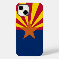 Patriotic Apple iPhone 14 Case-Mate, Arizona flag
