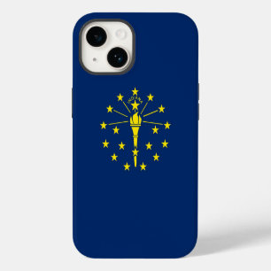 Patriotic Apple iPhone 14 Case-Mate, Indiana Flag Case