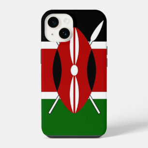 Patriotic Apple iPhone 14 Case-Mate Kenya flag Case