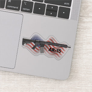 Patriotic AR-15 Semi-automatic Rifle