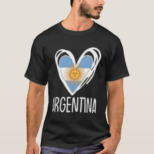 Patriotic Argentina He Argentinian Flag T-Shirt