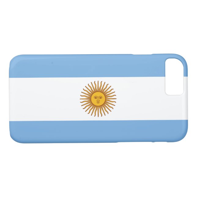 Patriotic Argentinian Flag Case-Mate iPhone Case (Back (Horizontal))