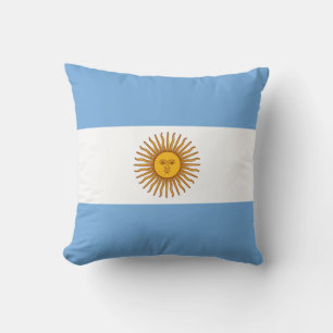 Patriotic Argentinian Flag Cushion