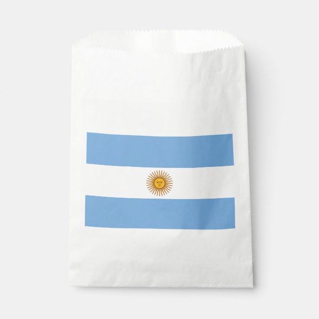 Patriotic Argentinian Flag Favour Bags (Front)