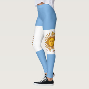 Patriotic Argentinian Flag Leggings