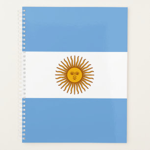 Patriotic Argentinian Flag Planner
