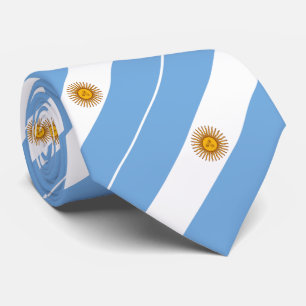 Patriotic Argentinian Flag Tie