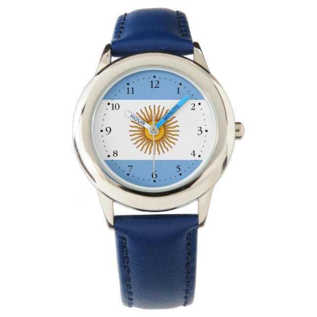 Patriotic Argentinian Flag Watch (Front)