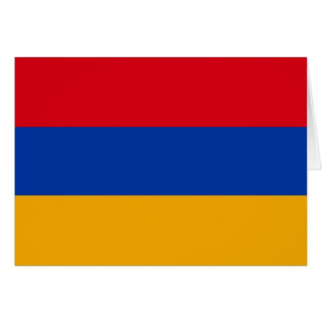 Patriotic Armenian Flag (Front Horizontal)