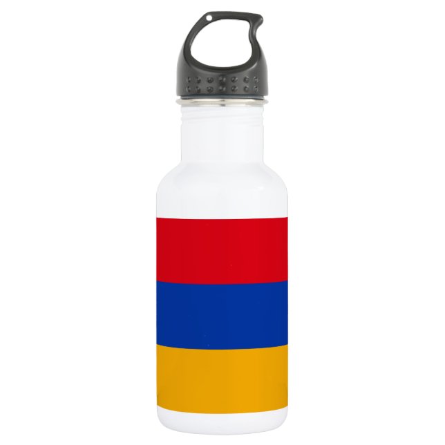 Patriotic Armenian Flag 532 Ml Water Bottle (Front)