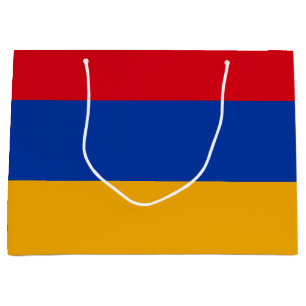 Patriotic Armenian Flag Large Gift Bag