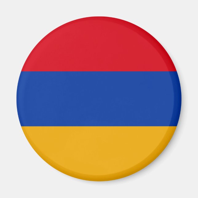 Patriotic Armenian Flag Magnet (Front)