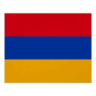 Patriotic Armenian Flag Poster