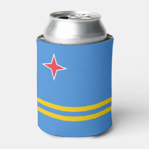 Patriotic Aruba Flag Can Cooler